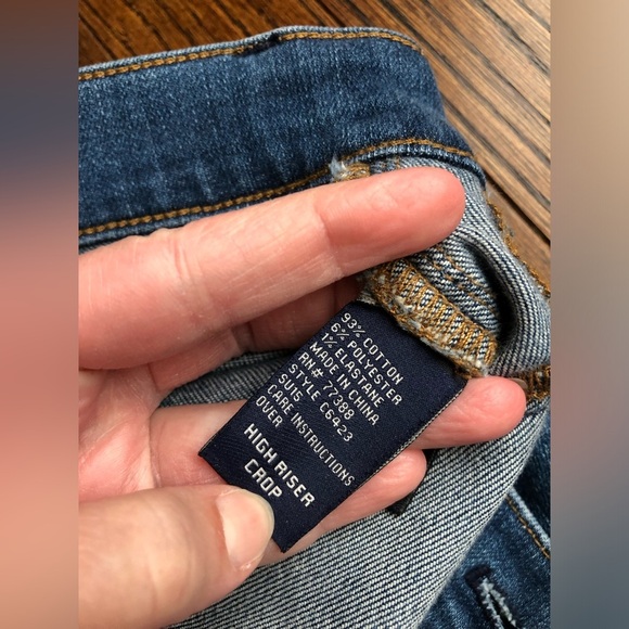 Madewell Women’s 28 High-Rise Crop Medium Wash Jeans - EUC! - Picture 6 of 13